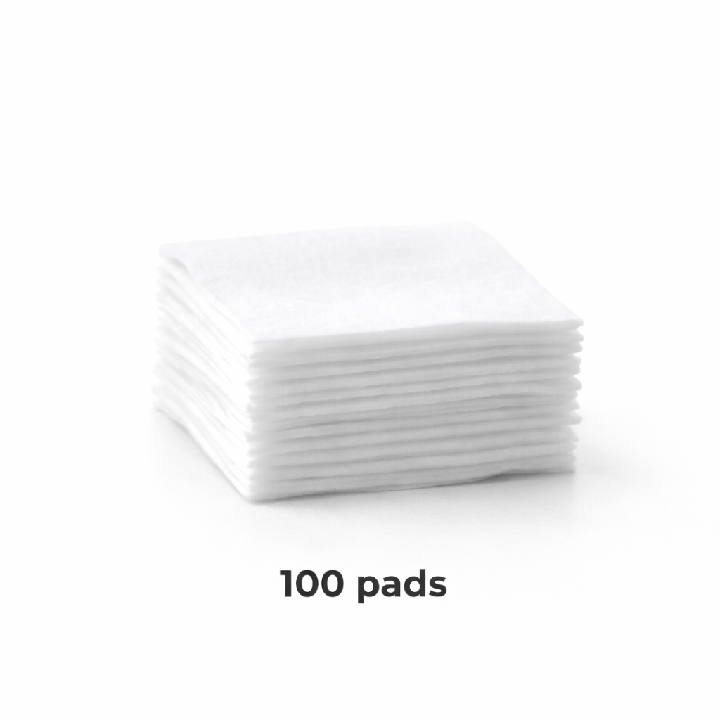 100 pads sin pelusa